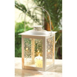 Large White Lantern - UNQFurniture