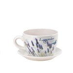 Lavender Fields Teacup Planter - UNQFurniture