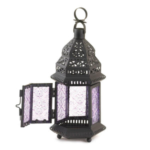 Lavender Moroccan Style Lantern - UNQFurniture