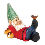 Lazy Gnome Solar Garden Statue - UNQFurniture