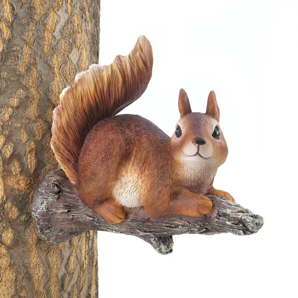 Lounging Squirrel Tree Decor - UNQFurniture