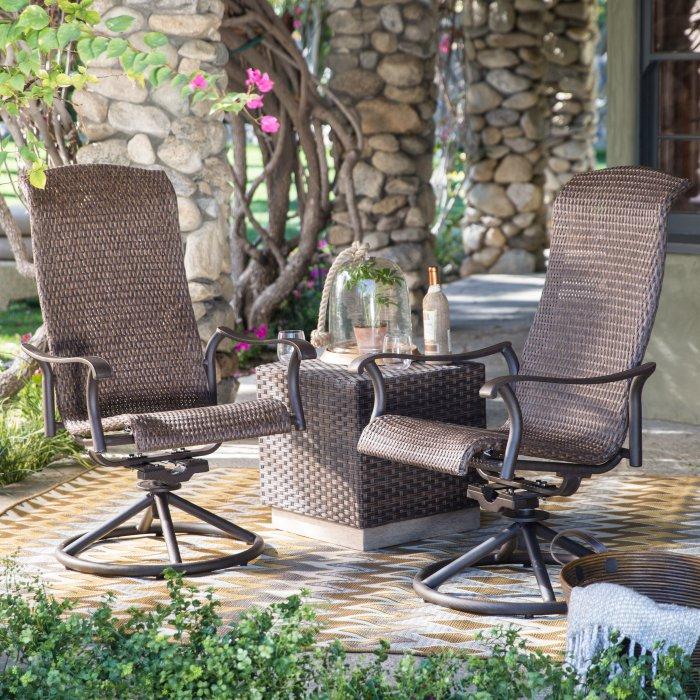 Charter Wicker Chat Set