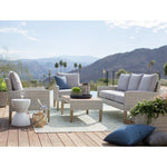 Clermont All Weather Wicker 4 Piece Patio Conversation Set