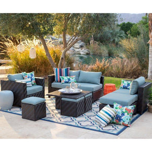 Cara All Weather Wicker Sectional Sofa Set