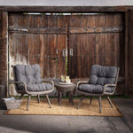 Rio All Weather Wicker Chat Set