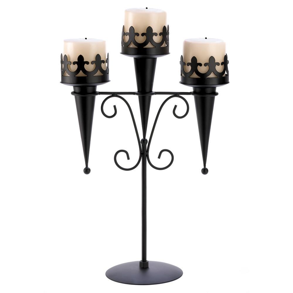 Medieval Triple Candle Stand - UNQFurniture