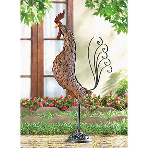 Metal Sculpture Rooster - UNQFurniture