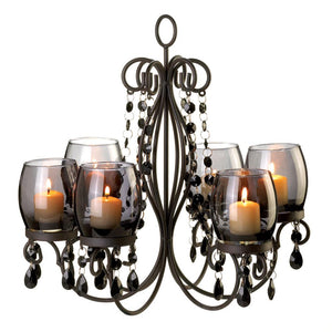 Midnight Elegance Candle Chandelier - UNQFurniture