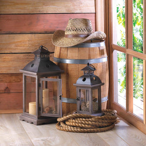 Monticello Wood Lantern - UNQFurniture