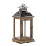 Monticello Wood Lantern (L) - UNQFurniture