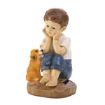 My Pup And I Solar Figurine - UNQFurniture