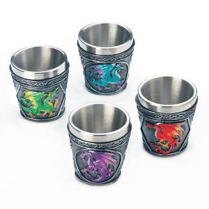 Mythical Dragons Shot Glasses - UNQFurniture