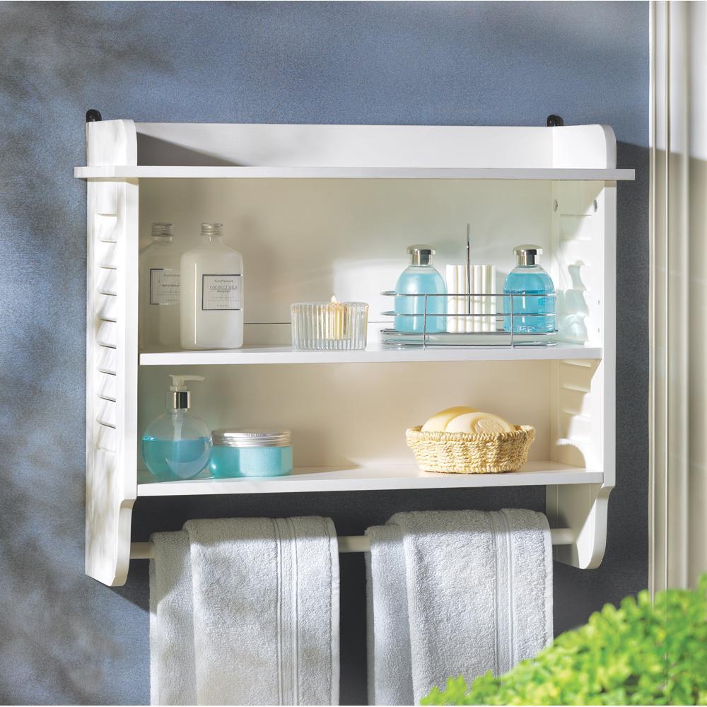 Nantucket Bathroom Wall Shelf - UNQFurniture