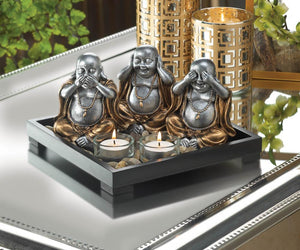 No Evil Buddha Candle Garden - UNQFurniture