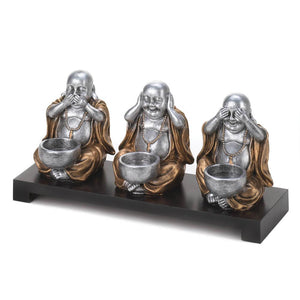 No Evil Buddha Candle Stand - UNQFurniture