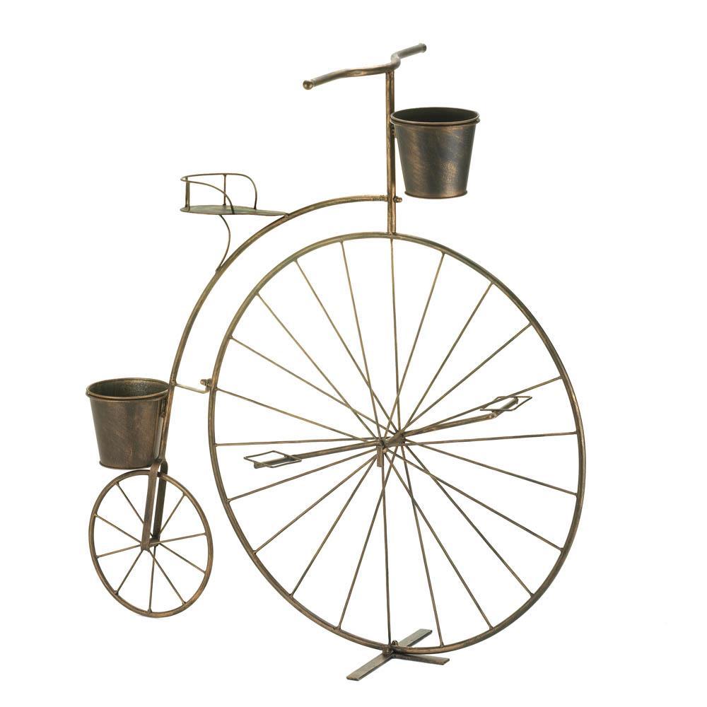 Old-Fashioned Bicycle Plant Stand - UNQFurniture