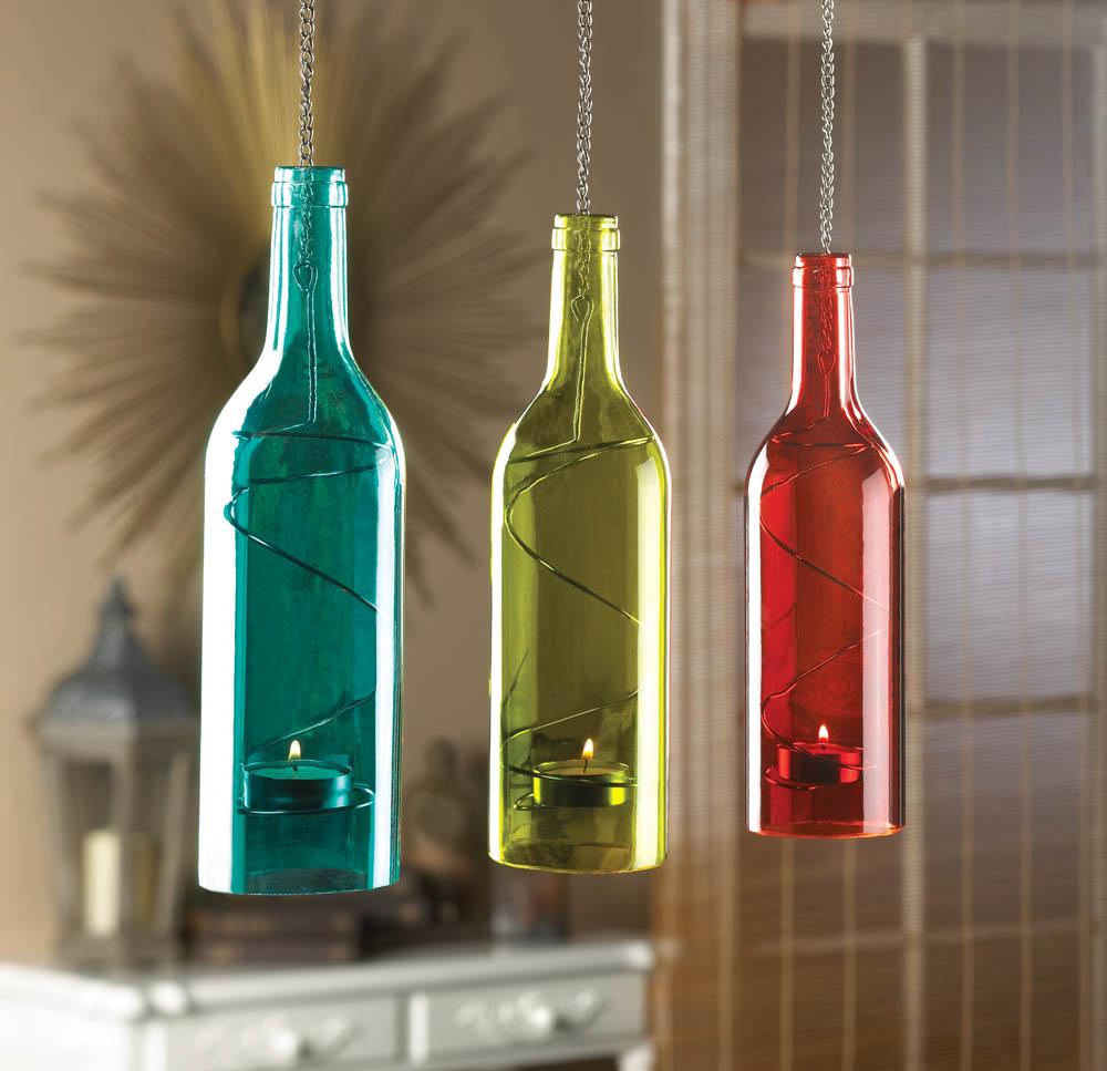 Orange Bottle Hanging Candle Holder - UNQFurniture