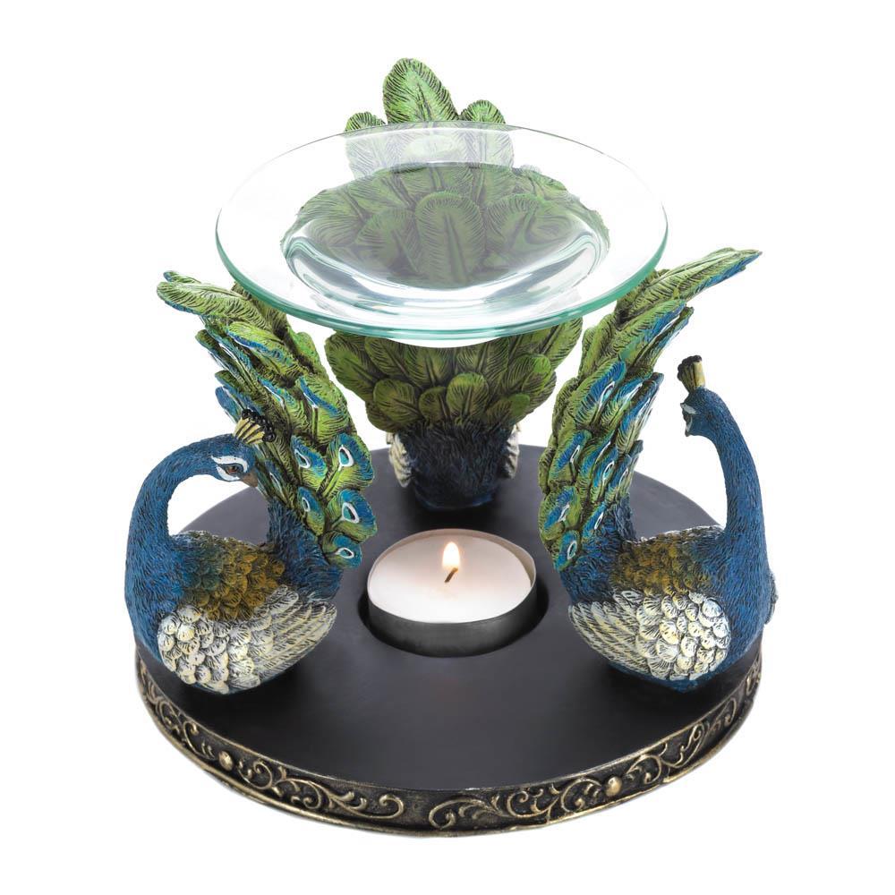 Peacock Plume Oil Warmer - UNQFurniture