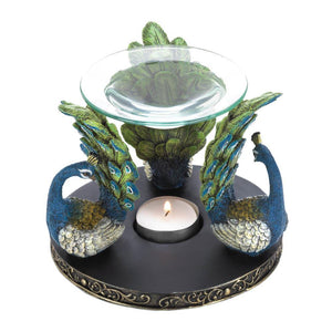 Peacock Plume Oil Warmer - UNQFurniture