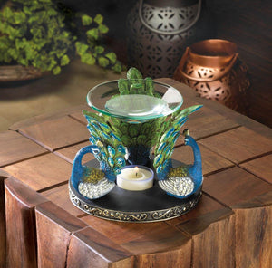 Peacock Plume Oil Warmer - UNQFurniture