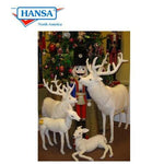 White Deer 48" Tall Ride-On - UNQFurniture