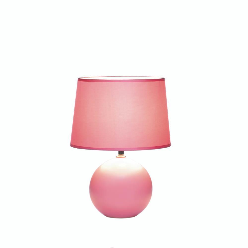 Pink Round Base Table Lamp - UNQFurniture