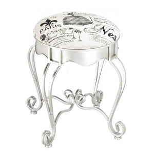 Pretty In Paris Foot Stool - UNQFurniture