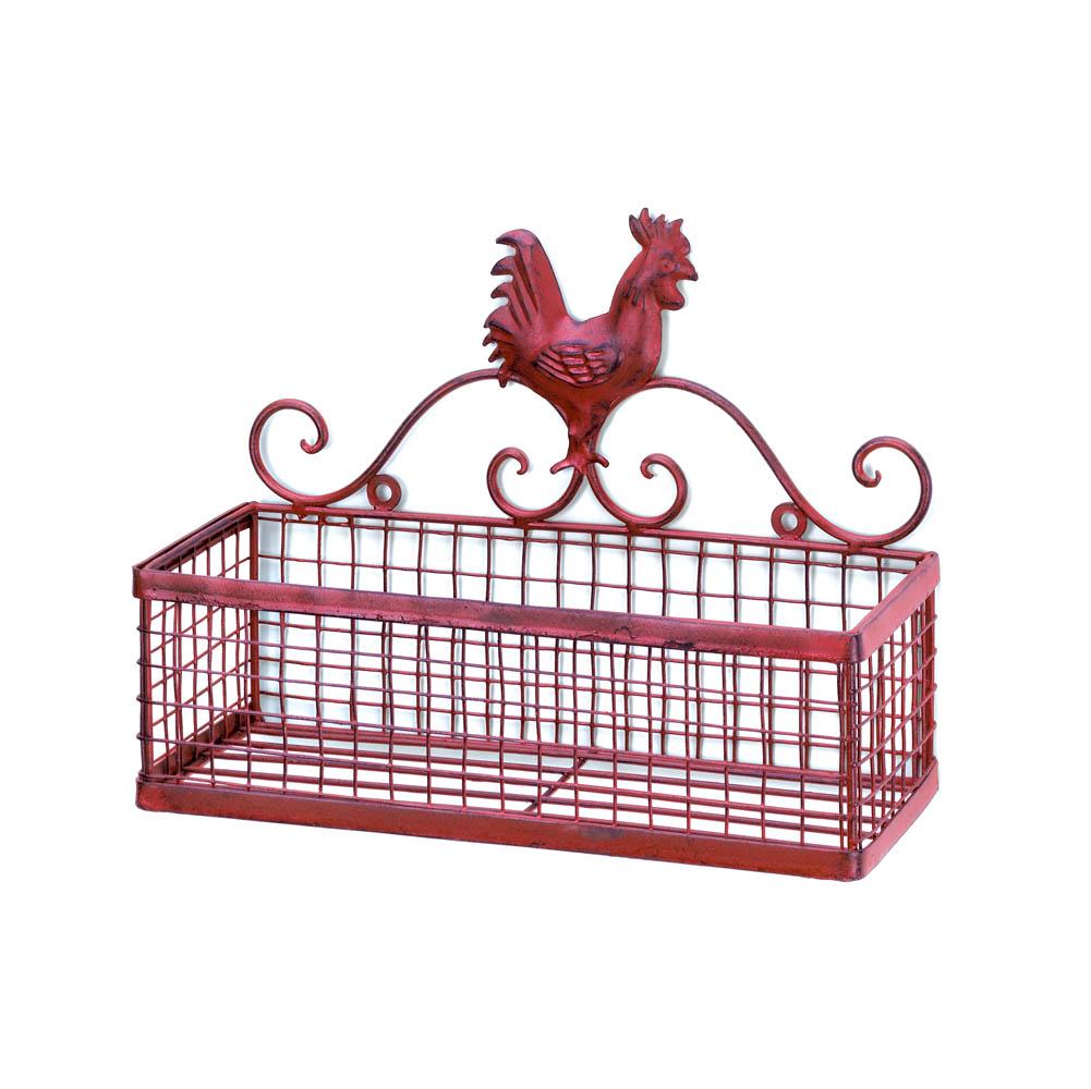 Red Rooster Single Wall Rack - UNQFurniture