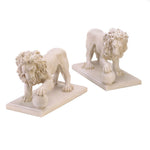 Regal Outdoor Lion Statues - UNQFurniture