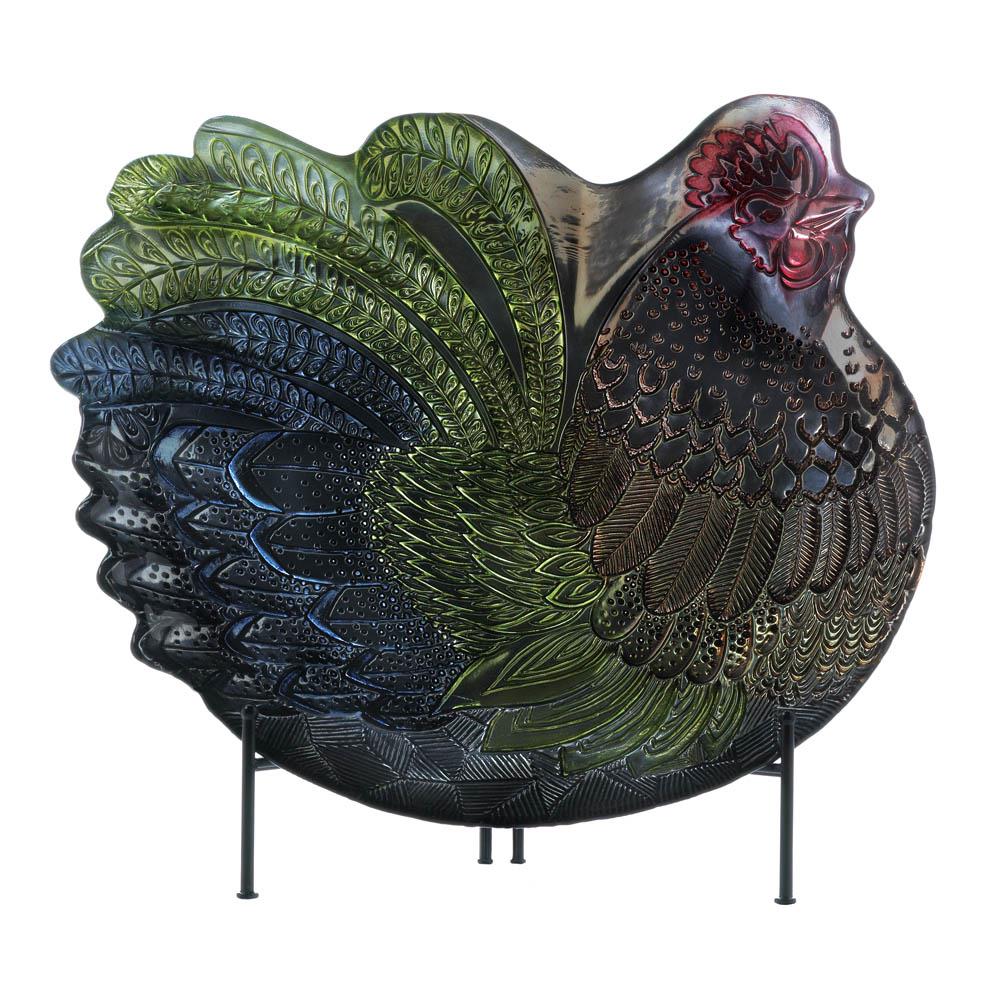 Rooster Decorative Plate - UNQFurniture