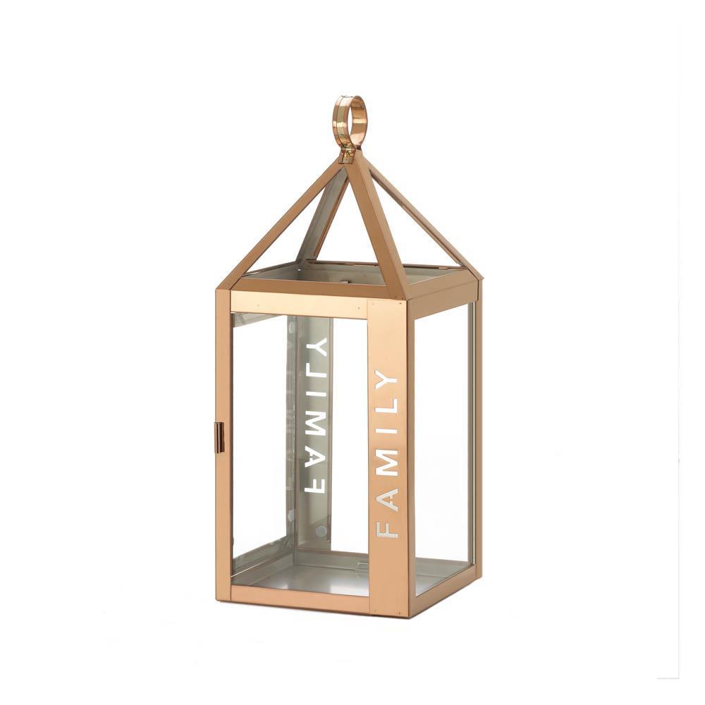 Rose Metal Frame Family Lantern - UNQFurniture