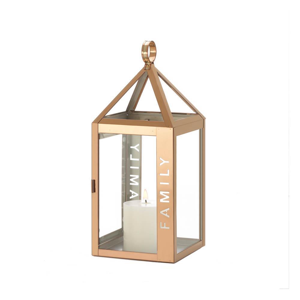 Rose Metal Frame Family Lantern - UNQFurniture