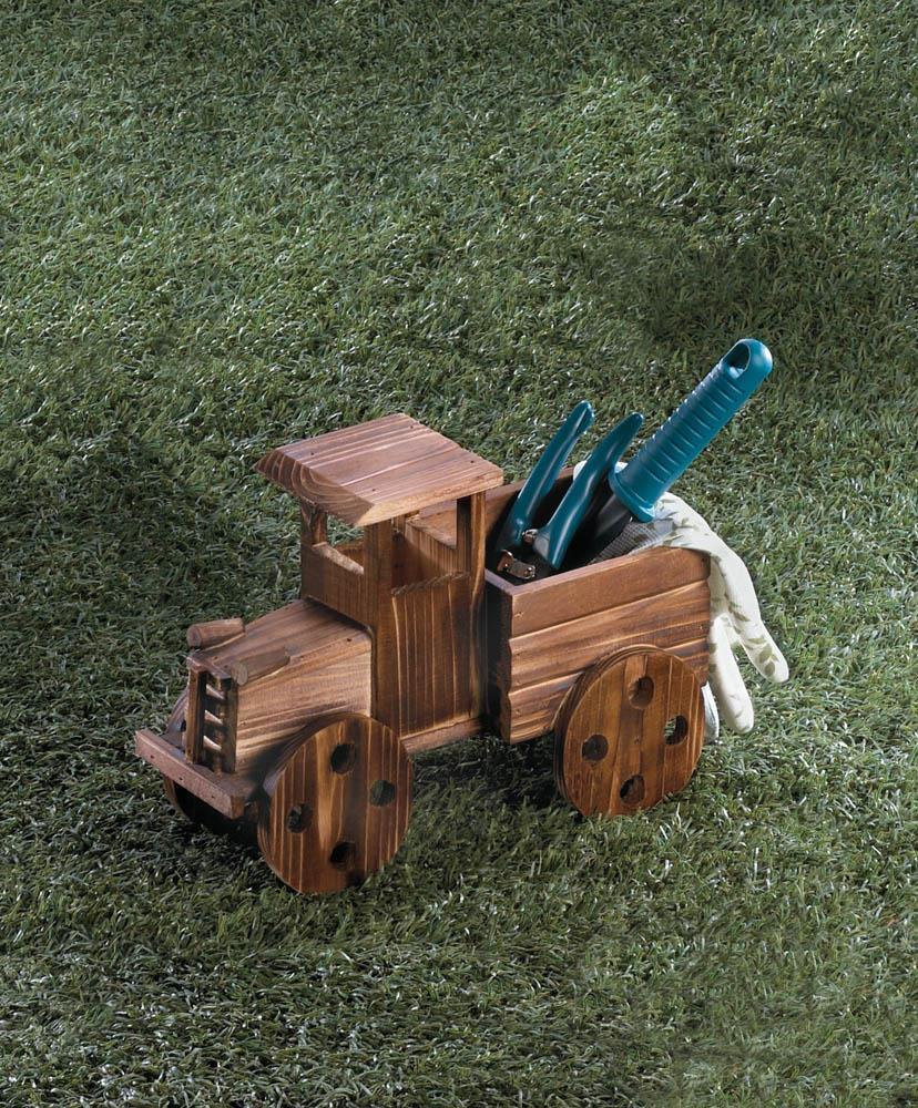 Rustic Antique Truck Planter - UNQFurniture