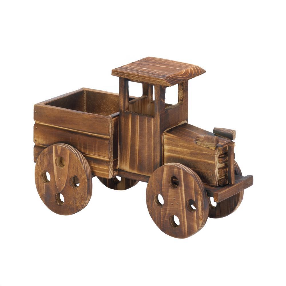 Rustic Antique Truck Planter - UNQFurniture