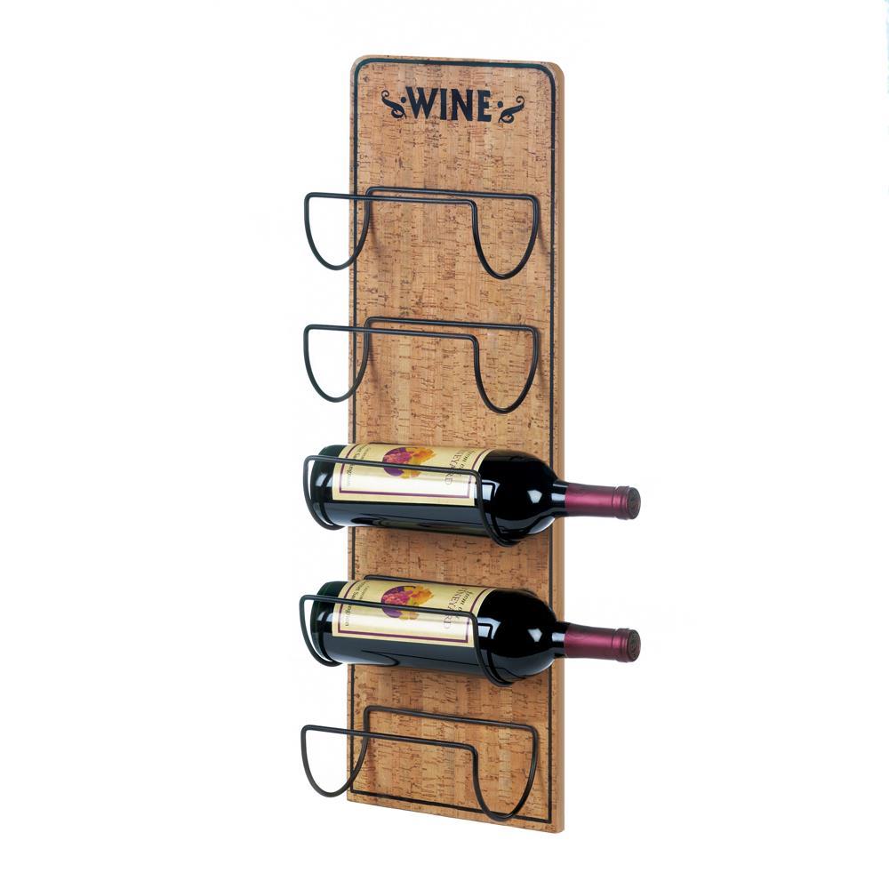 Rustic Wine Sign Bottle Holder - UNQFurniture