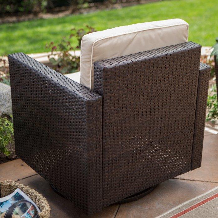 Berea Wicker 4 Piece Conversation Set with Storage