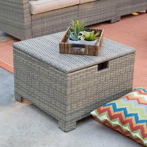 South Isle All-Weather Wicker Natural Outdoor Conversation Set