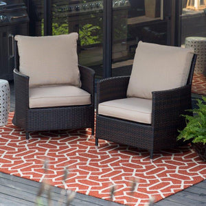 South Isle All-Weather Wicker 8 Piece Patio Conversation Set