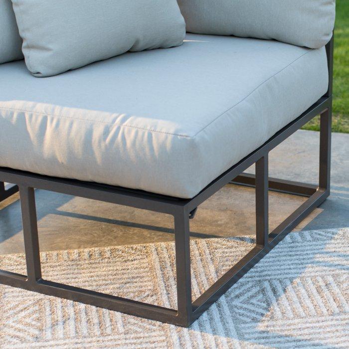 Bonaire Aluminum Outdoor Sectional Set