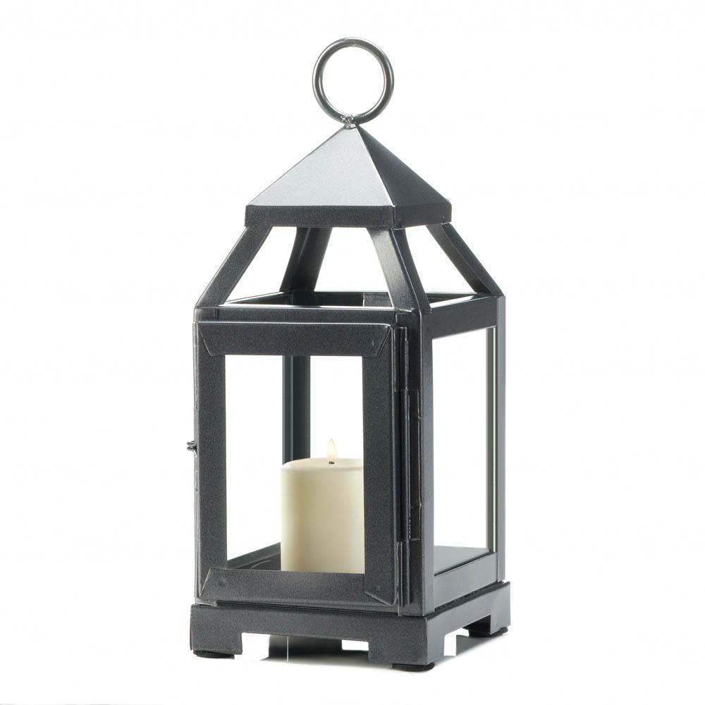 Silver Mini Contemporary Lantern - UNQFurniture