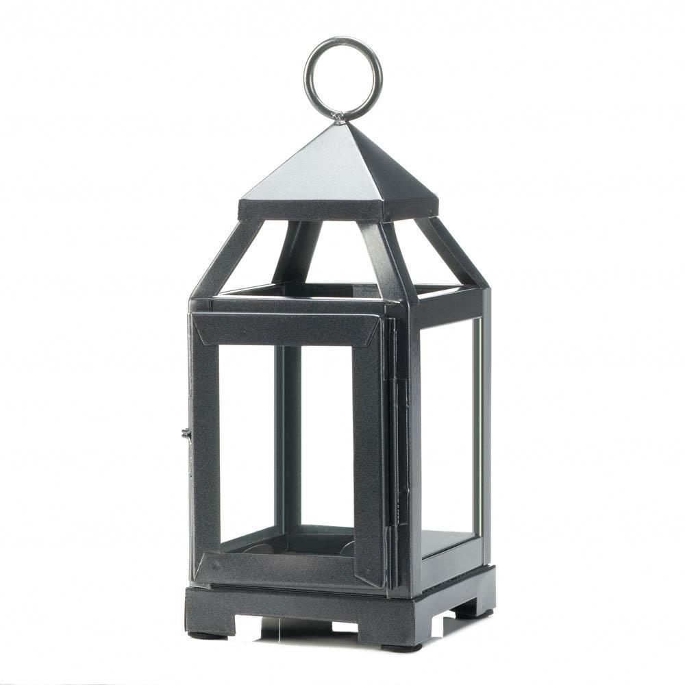 Silver Mini Contemporary Lantern - UNQFurniture