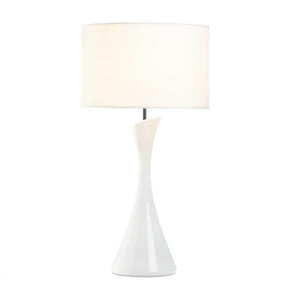 Sleek Modern White Table Lamp - UNQFurniture