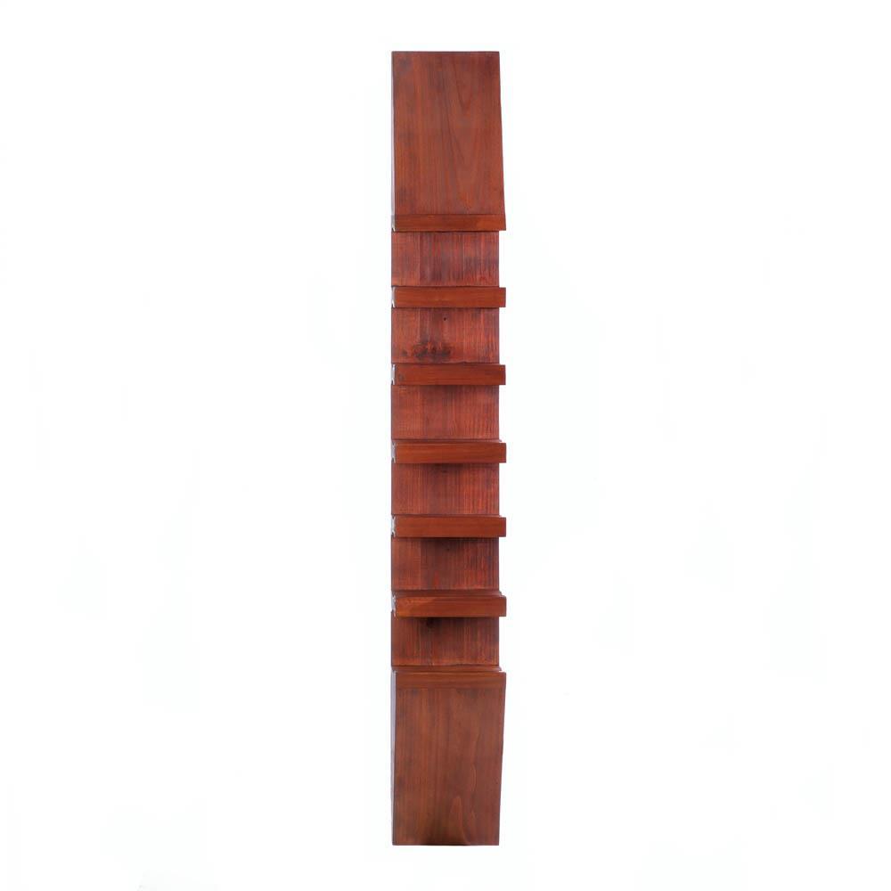 Sleek Wooden Wine Wall Rack - UNQFurniture