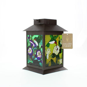 Solar Powered Floral Lantern - UNQFurniture