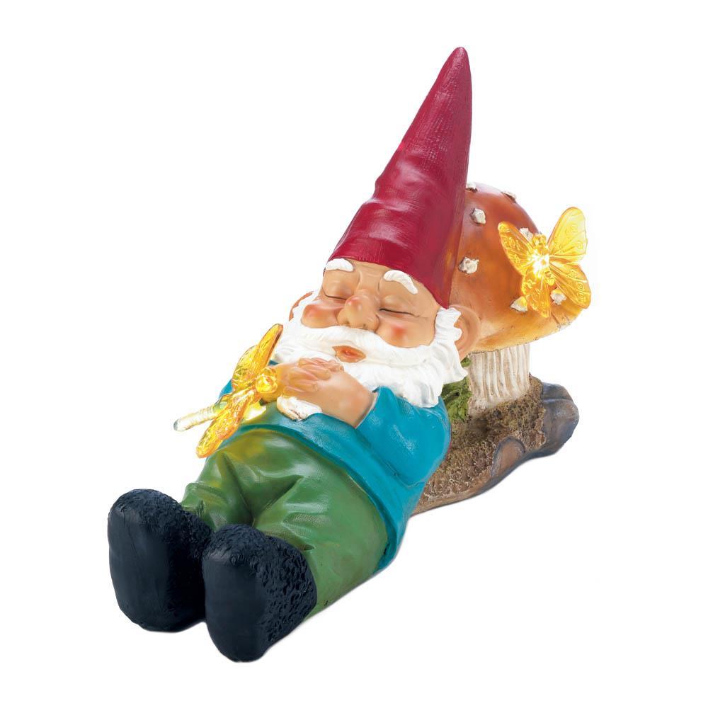 Solar-Powered Sleepy Gnome - UNQFurniture