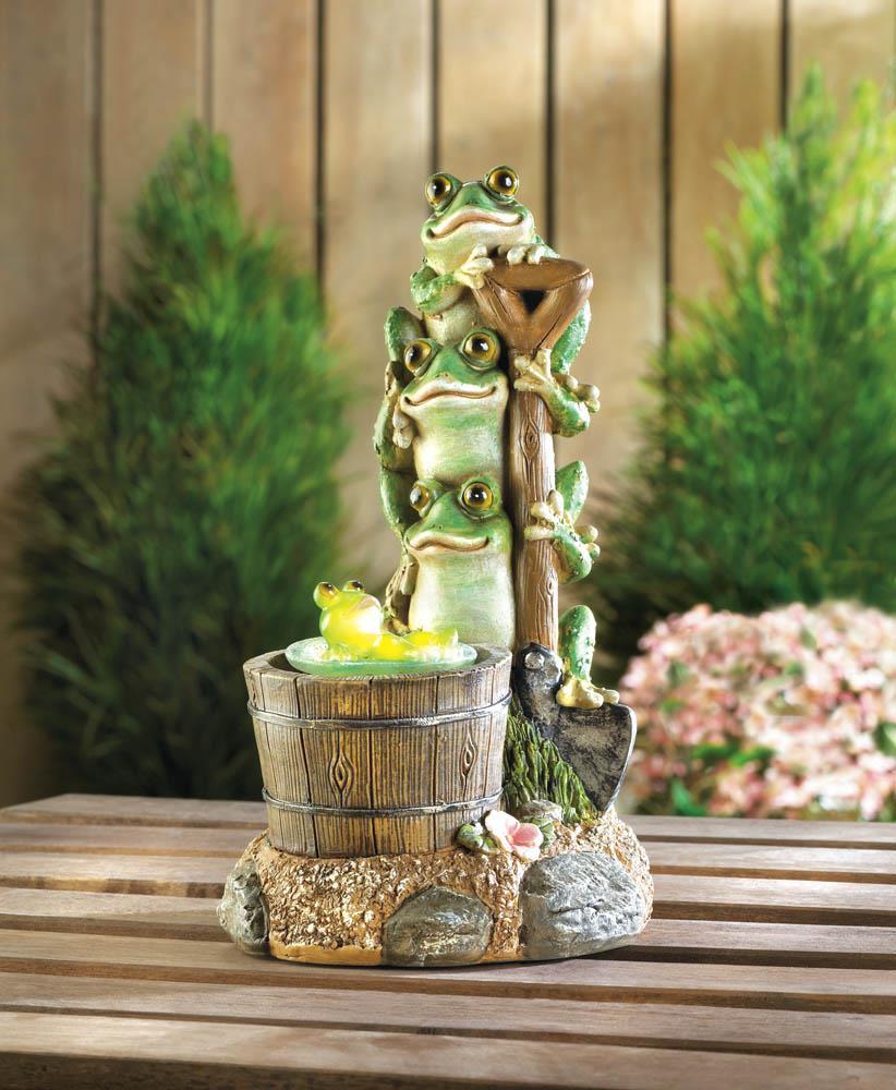 Solar Rotating Frog Garden Decor - UNQFurniture