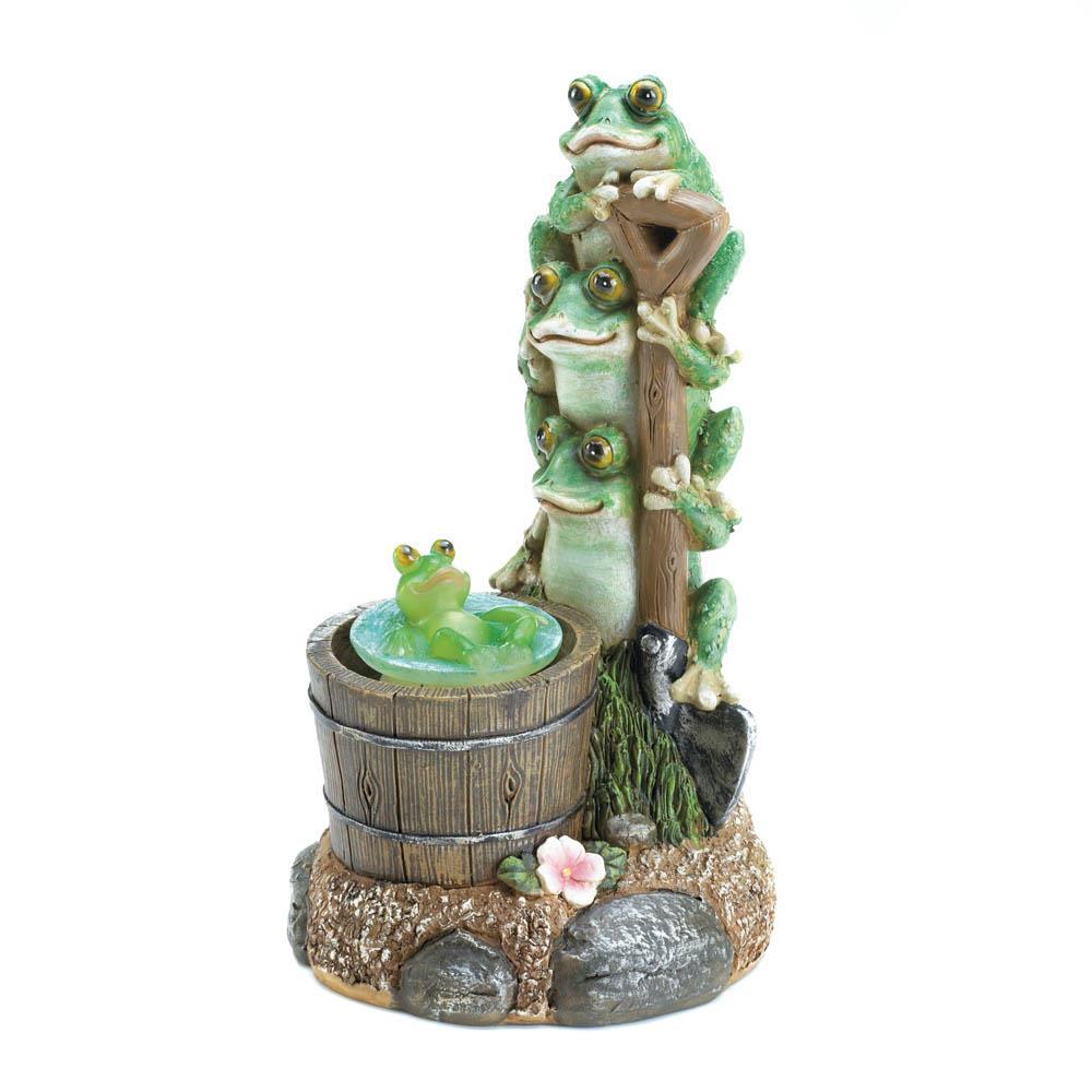 Solar Rotating Frog Garden Decor - UNQFurniture