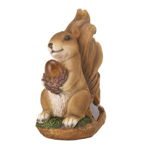 Squirrel Solar Garden Statue - UNQFurniture