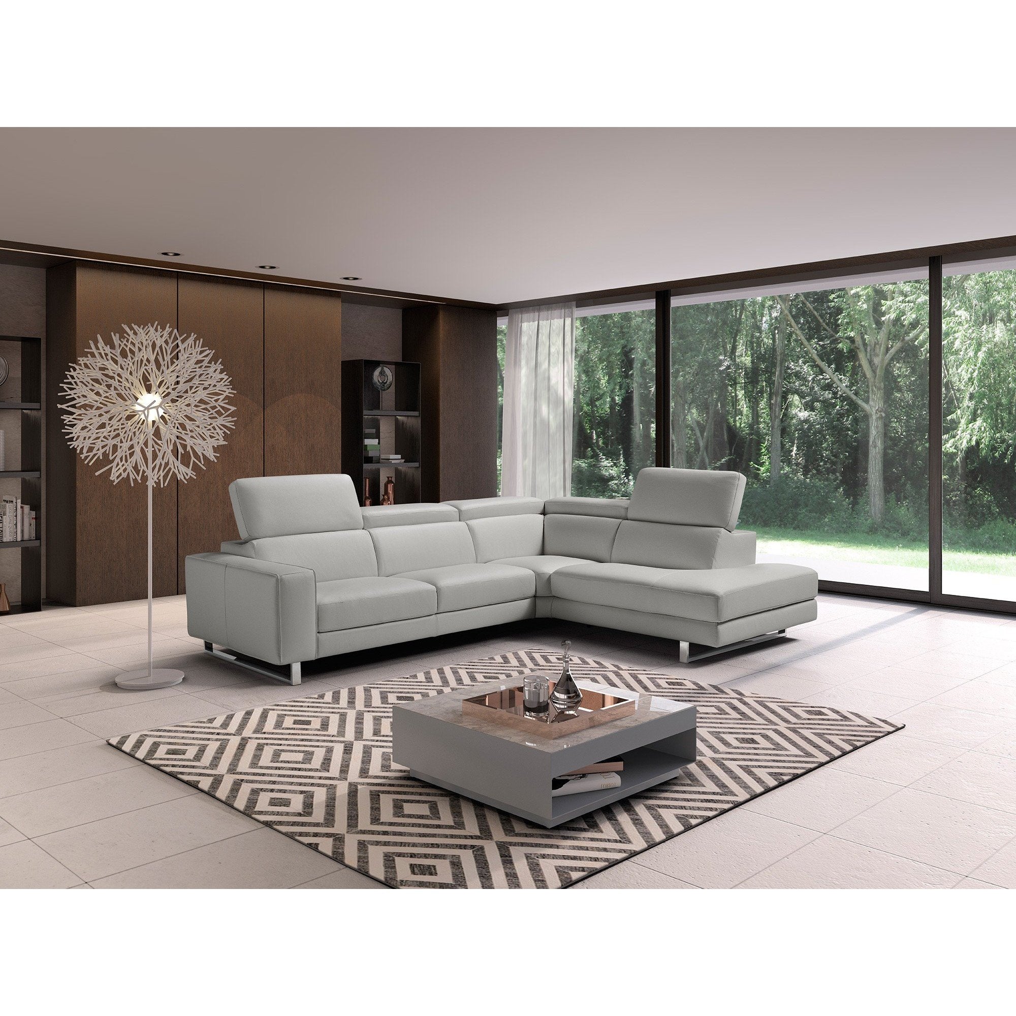 Whiteline Modern Living - Augusto Italian Large Sectional - UNQFurniture