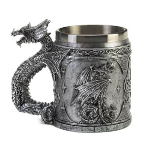 Stainless Steel Dragon Mug - UNQFurniture